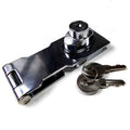 Zinc Modern Furniture Door Latch Lock for Casement Windows Kitchen & Bathroom Use