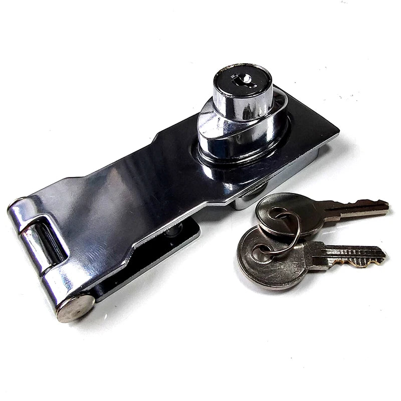 Zinc Modern Furniture Door Latch Lock for Casement Windows Kitchen & Bathroom Use