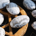 Wholesale YINGLAI Europe Natural Gemstone Quartz Folk Art Healing Stones Dendritic Agate Tumble Crystal Palm Stone for Art