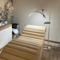 28-Inch Arc LED Lash Light Floor Lamp Half Moon Eyelash Extension Fill Light Metal Fast Shipping Phone Clip Photographic