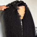 250% Density HD Transparent Deep Wave Lace Frontal Wig 30 Inch Brazilian Deep Curly Lace Front Human Hair Wigs for Black Women