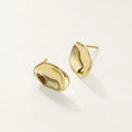 Nagosa 18k Gold Vermeil 925 Sterling Silver Geometric Stud Earrings