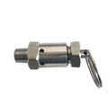 1/4 NPT Pneumatic Stainless Steel Safety Valve for Clean Water 8 Bar Pressure