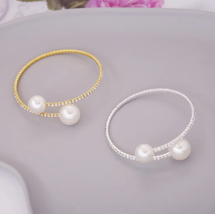 Women's Fashion Cuff Bracelets in New Pearl Accessories Wholesale Adjustable Jewelry