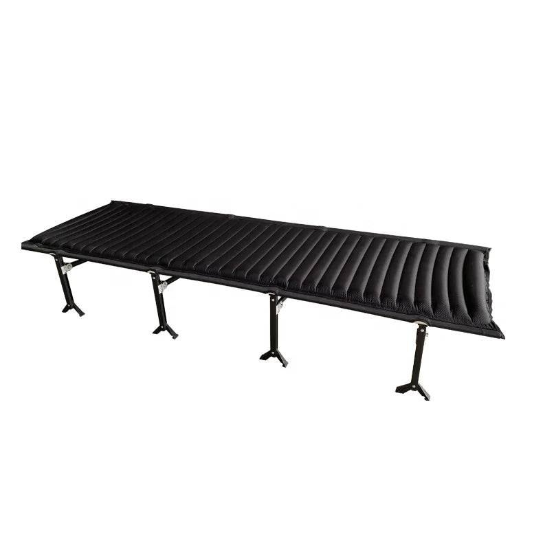 Outdoor Inflatable Camping Equipment Field Bed Adjustable Height Sleeping Cot Folding Camp air Bed
