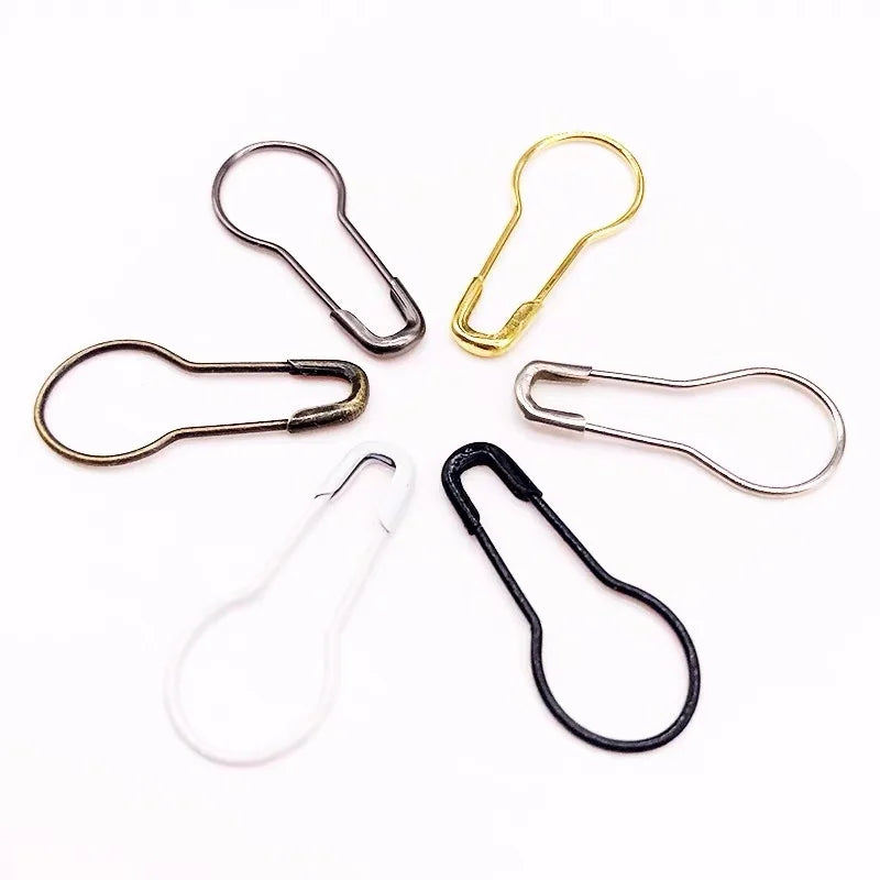 1000pcs Metal Gourd Safety Pins Clothing Tag Pins for DIY Home Accessories