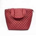 Puffer Tote Bag for Women Quilted Puffy Handbag Lightweight Winter Down Cotton Padded Shoulder Bag Down Padding