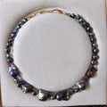 100% Freshwater Baroque Pearl Choker Necklace Stainless Steel with Real Gold Plating 36-50 CM Length