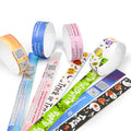 Customized New Discount Waterproof Tearproof Paper Wristbands Business & Party Favors Ticket Use 23 Colors Digital Printing