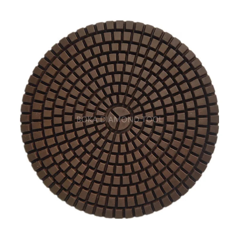 5inch Hybrid Ceramic Bond Concrete Polishing Pad for Hand Polishing Machine