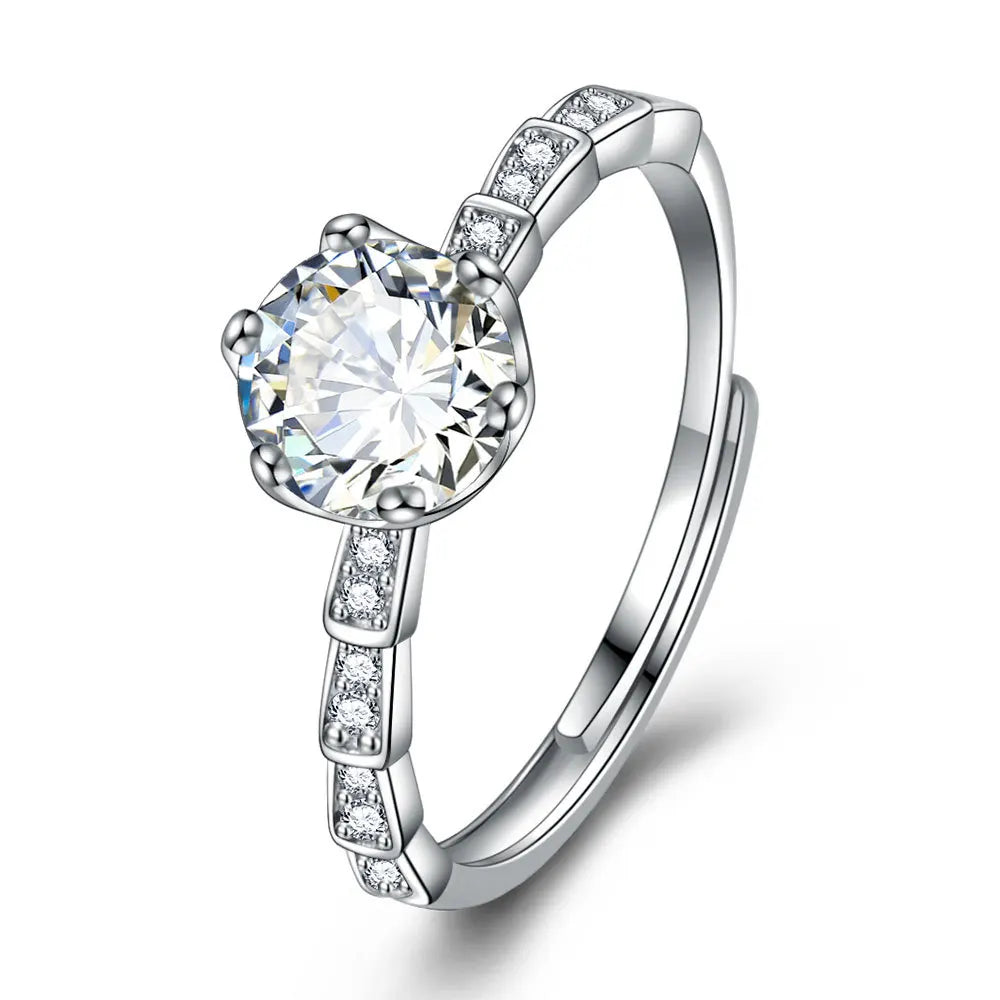Snake Bone Shape Cubic Zirconia Rings for Women Wedding Engagement Jewelry Mechanical Snake Ring