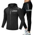 Bulk Wholesale Running Tracksuits Men Clothes Polyester Mens Tracksuit Custom Logo Full Zipper Tracksuits