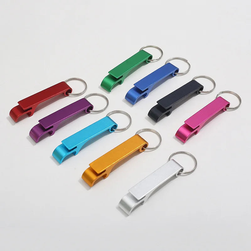 Wholesale Customized Logo Aluminium Alloy Bottle Opener Keychains for Promotion Giveaway Gift