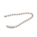 Customized 316/304 Stainless Steel Ball Chain Connector Washable Silver Foil Printed Matte Finish Garment Bags & Shoes