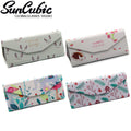 No MOQ Customized Glasses Sunglasses Leather Folding Cases Box PU Folding Triangle 160*70*65mm Hard Case Sunglasses case Packing