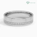 China Lab Grown Diamond Ring for Men Platinum PT950 18K White Gold Engagement Jewelry