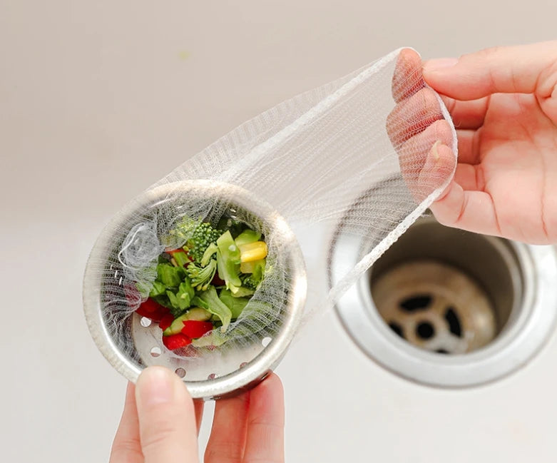 Kitchen Sink Drain Filter Colander & Strainer Product 100pcs/set