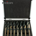 FEIDA 8pcs Inch Equal Handle Twist Drill Bit Set for Metal Drilling Black Oxide Finish 3-Year Warranty ODM/OEM Customized