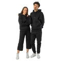 Men's Casual Hooded Sweatshirt Made of Relaxed Fit Brushed Fleece Material Embroidered Plain Dyed with Set-in Sleeve Ribbing Hem