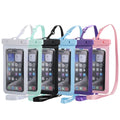 Outdoor Water Park IPX8 Dry Bag PVC Material PVC Submersible Phone Protector Waterproof Phone Pouch for Swimming
