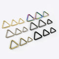 Deepeel G1-10 20/25/32mm Handbag Hardware Accessories Bag Strap Connecting Ring Open Spring Triangular Buckle