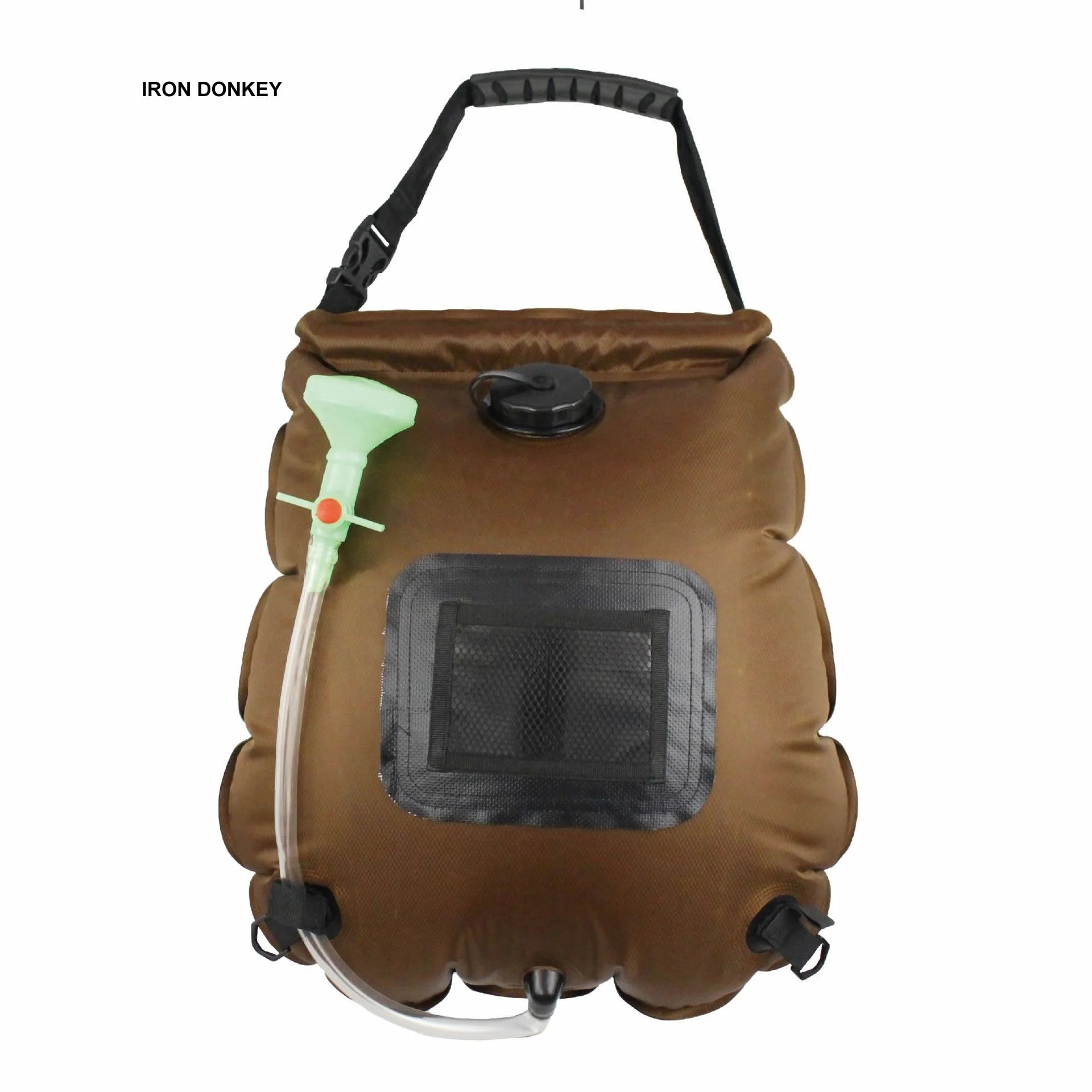 IRONDONKEY 20L Bath Products Supply Solar Shower Bag Hot Water Pump Pressure Camp Shower Camping & Hiking Accessories