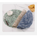 Ychon Wholesale PET Round Woven Placemat Similar to Woven Table Mat for Festival Anti-Scald Artificial PET Round Mat