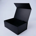 Hard Foldable Magnetic Cardboard Gift Box Matt Lamination Embossing Recycled Materials Custom Size for Perfume Wedding Packaging
