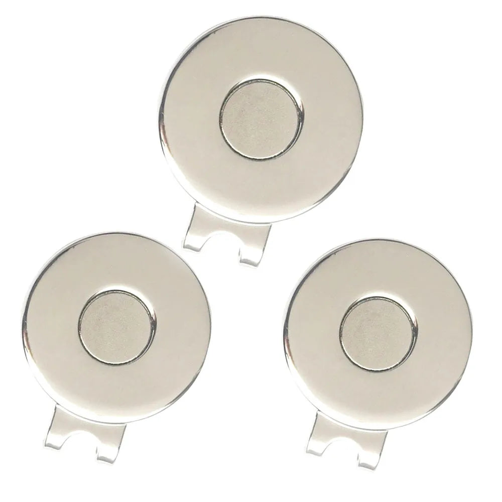 25mm Blank Magnetic Golf Cat Clip Zinc Alloy Golf Accessory for Hats & Gloves Golf Court Use Magnet Clip