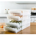 2025 Hot Sale Rectangle PP Transparent Egg Storage Box with 60 Grids Eco-Friendly Durable Multifunction Refrigerator Storage