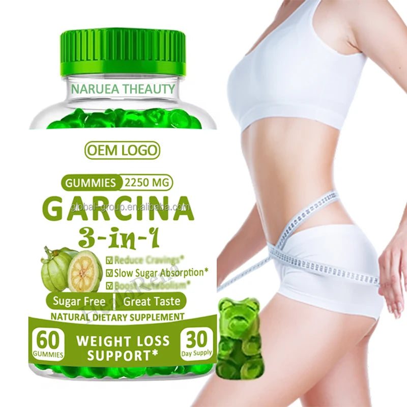 OEM Garcinia Cambogia Gummies Green Coffee Bean Raspberry Ketones Garcinia Cambogia Gummies