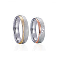 White Gold Titanium Jewelry Couple Wedding Rings Ehering Anel Bague Anillos Ringar Snubni Prsteny Trouwringen Anelli Jegygyuru