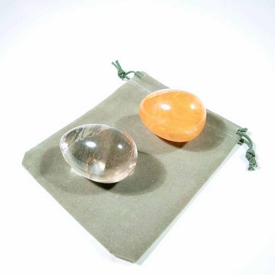 HY Wholesale Natural Healing Gemstone Crystal Healing Stones Yoni Eggs Jade Eggs