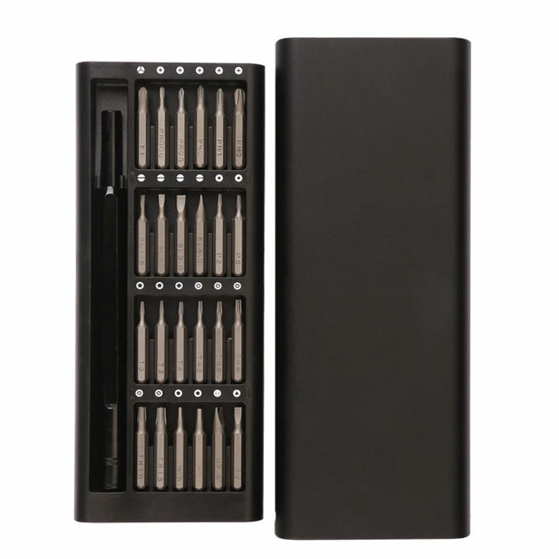 Universal Multifunctional 25 in 1 S2 Steel Maintenance Combination Tool Set Portable Flexible Magnet Mini Screwdriver Set