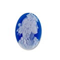 18x25mm Agate Gemstone Stock 3D Caving Portrait Cameos for Statement Jewellery Pendant Necklace Making