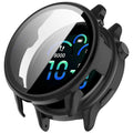 Transparent Tempered Glass+Case for Garmin Active 6 Screen Protector Hard PC Bumper Cover for GarminActive 6 Accessories