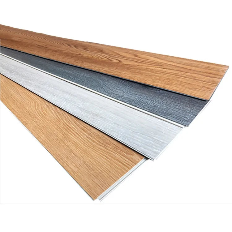Luxury Vinyl Interlocking Pvc Flooring Wooden Texture Laminated Spc Click Floor Vinyl