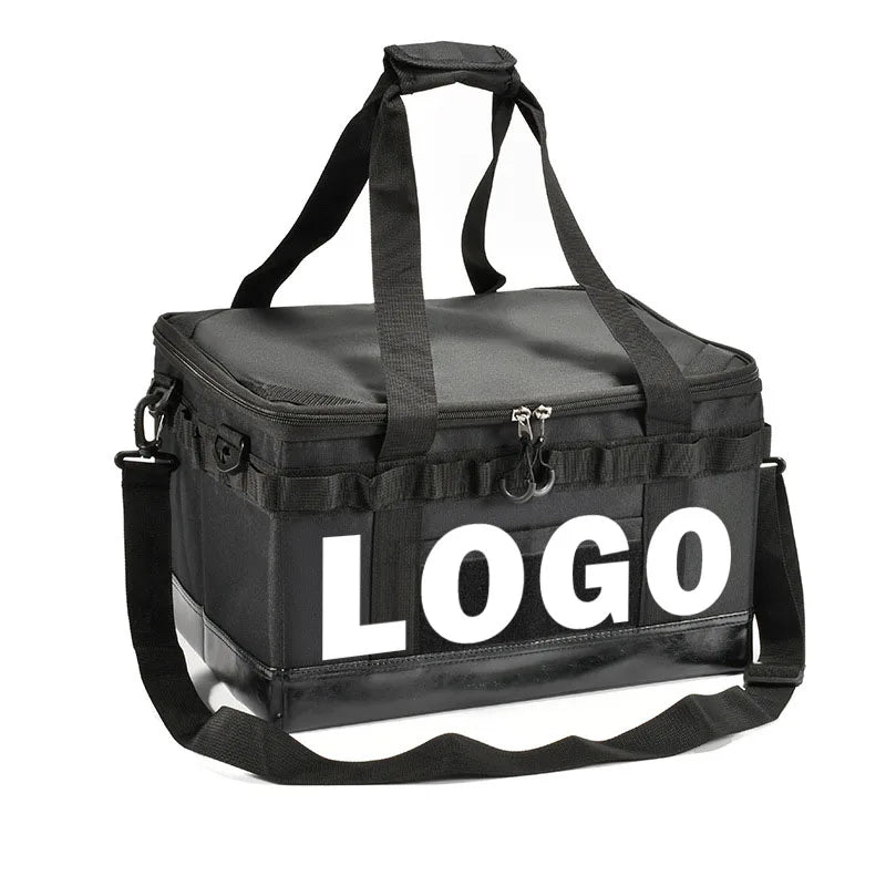 Large Capacity Waterproof Outdoor Bag for Camping Equipment Foldable Picnic Cookware and Stove Storage