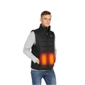 Savior Wholesale Men's Casual Heated Vest 7.4V Rechargeable Waterproof Windproof Polyester Thermal for Outdoor Sports for Winter