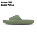 BreezeStep Ladies Sandals and Slippers Open Toe Casual Pillow Slides Cloud Design Anti-Slip Features Spring Autumn Seasons