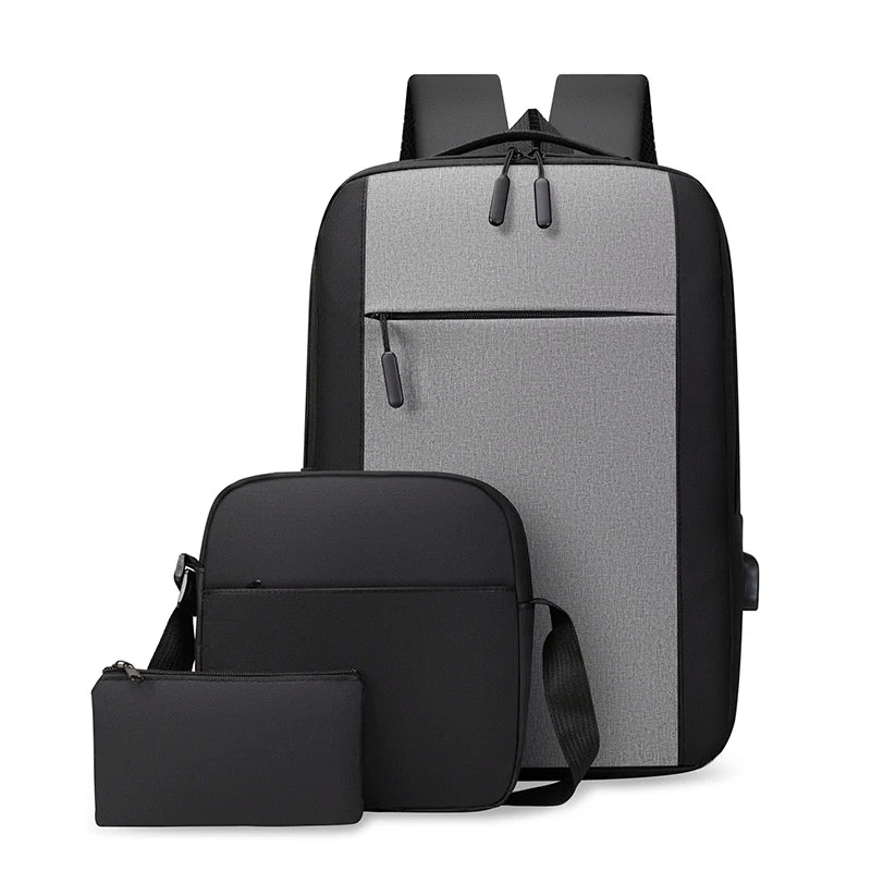 ODM/OBM Customized LOGO Fashionable and Durable School Bags 3-Piece Set Laptop Backpack 3-Piece Set Laptop Backpacks