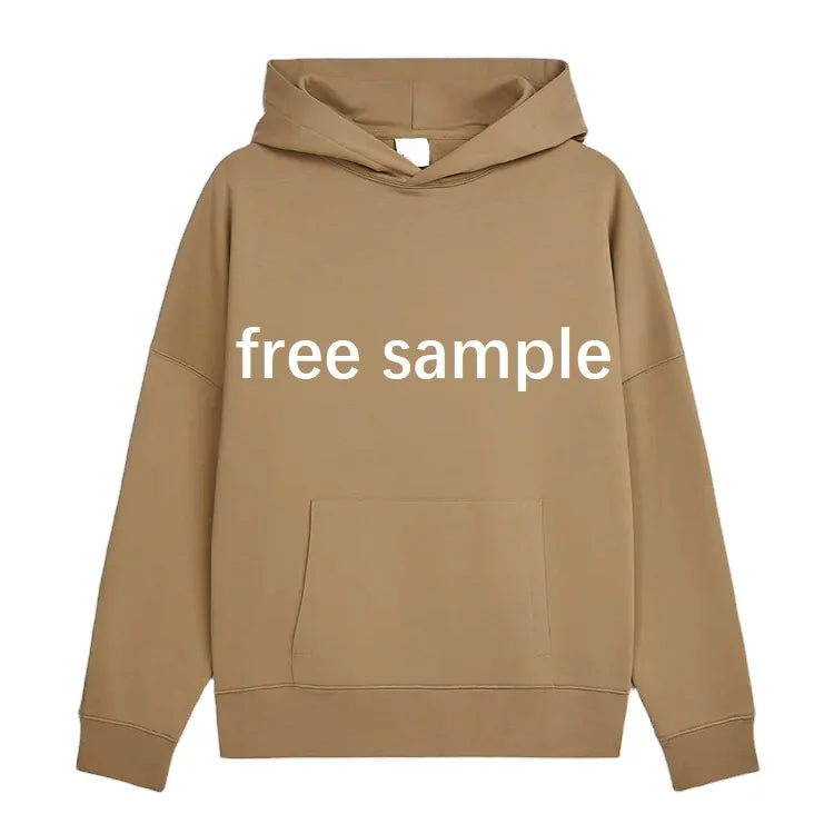Men's 100%Cotton Blank Thick French Terry Luxury Quality Heavy Weight Oversized Fit Custom Print Logo Men's Hoodies&Sweatshirts