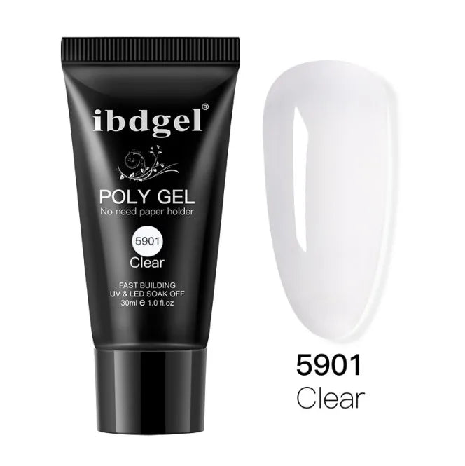OEM/ODM Ibdgel Poly Gel UV  Polish for Nail supplies Extensions Soak off 12 Colors Private Label OEM