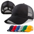 Custom Logo Print Embroidery Casual Plain Custom Snapback Cap Hats Mesh Baseball Cap Adjustable Dad Hats Trucker Hat