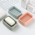 Room Drain Double Soap Box Creative Plastic Travel Bathroom Rack Handmade Soap Holder
