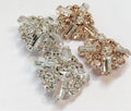 Rhinestone Button Gold/silver Sole Plated Button Full of Diamond Personality Accessories Clothing Accessories