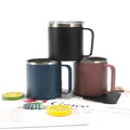 14 oz Stainless Steel Customized Coffee Mug with Vacuum Insulation Eco-Friendly BPA-Free Lid