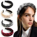 Braid Knotted Fabric Headband European & American Style Girls Hair Hoop Hot Sell All Season Lingshang HH0526