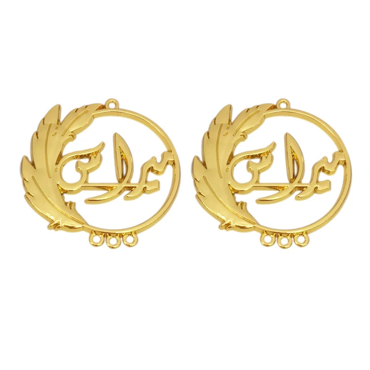 Garment Accessories Design Metal Clothing Logos Labels Name Tag Custom Sewing Metal Label Plate Tags for Clothing Swimwear