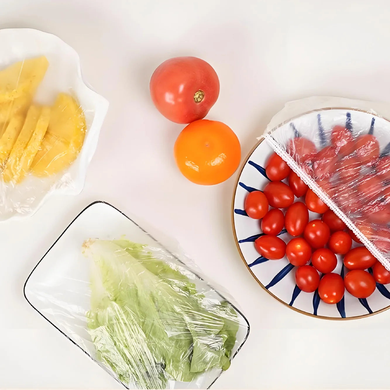 Factory Price Disposable Plastic Meal Storage Food Cover Fresh Keeping Bag 100pcs